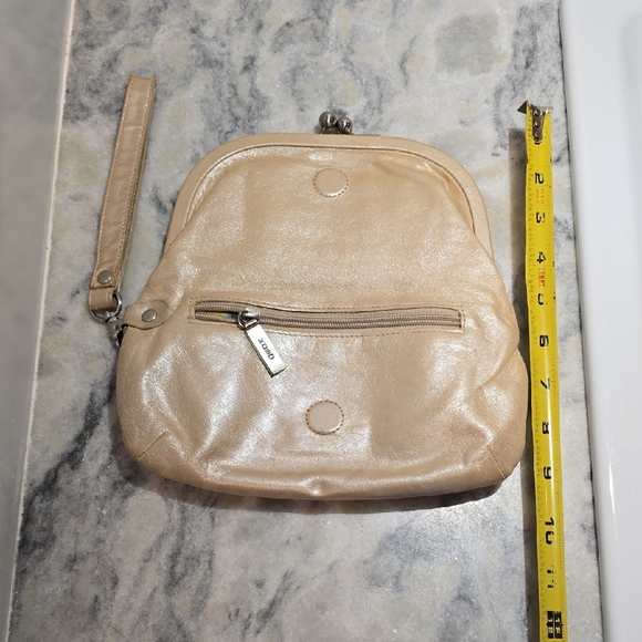 HOBO International Champagne Wristlet Clutch - Picture 5 of 17